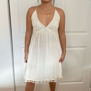 Farm rio white mini dress